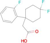 2-[4,4-difluoro-1-(2-fluorophenyl)cyclohexyl]acetic acid