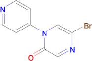 5-bromo-1-(pyridin-4-yl)-1,2-dihydropyrazin-2-one