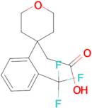 2-{4-[2-(Trifluoromethyl)phenyl]-tetrahydro-2H-pyran-4-yl}acetic acid