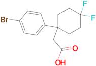 2-[1-(4-Bromophenyl)-4,4-difluorocyclohexyl]acetic acid