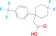 2-{4,4-Difluoro-1-[4-(trifluoromethyl)phenyl]cyclohexyl}acetic acid