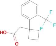 2-{1-[2-(Trifluoromethyl)phenyl]cyclobutyl}acetic acid