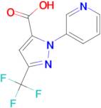 1-(Pyridin-3-yl)-3-(trifluoromethyl)-1H-pyrazole-5-carboxylic acid