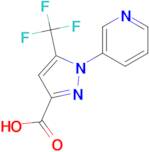 1-(Pyridin-3-yl)-5-(trifluoromethyl)-1H-pyrazole-3-carboxylic acid