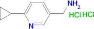 (6-cyclopropylpyridin-3-yl)methanamine dihydrochloride