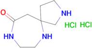 2,6,9-triazaspiro[4.6]undecan-10-one dihydrochloride