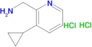 (3-Cyclopropylpyridin-2-yl)methanamine dihydrochloride