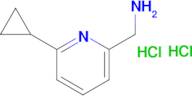 (6-Cyclopropylpyridin-2-yl)methanamine dihydrochloride