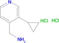 (3-Cyclopropylpyridin-4-yl)methanamine dihydrochloride