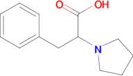 3-Phenyl-2-(pyrrolidin-1-yl)propanoic acid