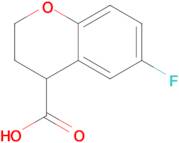 6-Fluoro-3,4-dihydro-2H-1-benzopyran-4-carboxylic acid