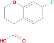7-Fluoro-3,4-dihydro-2H-1-benzopyran-4-carboxylic acid