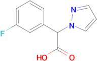 2-(3-Fluorophenyl)-2-(1H-pyrazol-1-yl)acetic acid