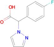 2-(4-Fluorophenyl)-2-(1H-pyrazol-1-yl)acetic acid