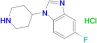 5-Fluoro-1-(piperidin-4-yl)-1H-1,3-benzodiazole hydrochloride