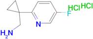 [1-(5-fluoropyridin-2-yl)cyclopropyl]methanamine dihydrochloride