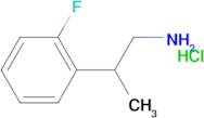 2-(2-Fluorophenyl)propan-1-amine hydrochloride