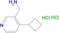 (4-Cyclobutylpyridin-3-yl)methanamine dihydrochloride