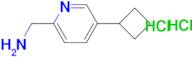 (5-Cyclobutylpyridin-2-yl)methanamine dihydrochloride