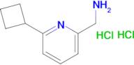 (6-Cyclobutylpyridin-2-yl)methanamine dihydrochloride