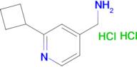 (2-Cyclobutylpyridin-4-yl)methanamine dihydrochloride