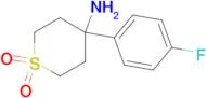 4-Amino-4-(4-fluorophenyl)-1lambda6-thiane-1,1-dione