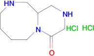 Decahydro-1H-pyrazino[1,2-a][1,4]diazocin-4-one dihydrochloride