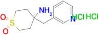 4-(pyridin-3-ylmethyl)tetrahydro-2H-thiopyran-4-amine 1,1-dioxide dihydrochloride