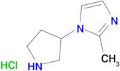 2-methyl-1-(pyrrolidin-3-yl)-1H-imidazole hydrochloride