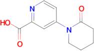 4-(2-oxopiperidin-1-yl)pyridine-2-carboxylic acid