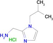 [1-(2-methylpropyl)-1H-imidazol-2-yl]methanamine hydrochloride