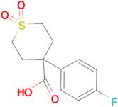 4-(4-fluorophenyl)tetrahydro-2H-thiopyran-4-carboxylic acid 1,1-dioxide