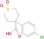 4-(4-chlorophenyl)tetrahydro-2H-thiopyran-4-carboxylic acid 1,1-dioxide