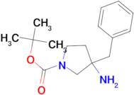 tert-butyl 3-amino-3-benzylpyrrolidine-1-carboxylate