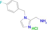 1-[1-(4-fluorobenzyl)-1H-imidazol-2-yl]methanamine hydrochloride (1:1)