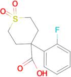 4-(2-fluorophenyl)tetrahydro-2H-thiopyran-4-carboxylic acid 1,1-dioxide