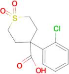 4-(2-chlorophenyl)tetrahydro-2H-thiopyran-4-carboxylic acid 1,1-dioxide