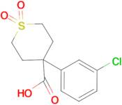 4-(3-chlorophenyl)tetrahydro-2H-thiopyran-4-carboxylic acid 1,1-dioxide