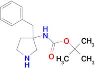 tert-butyl (3-benzylpyrrolidin-3-yl)carbamate