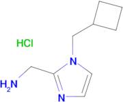 1-[1-(cyclobutylmethyl)-1H-imidazol-2-yl]methanamine hydrochloride (1:1)