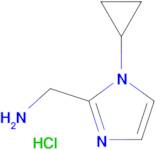 (1-cyclopropyl-1H-imidazol-2-yl)methanamine hydrochloride