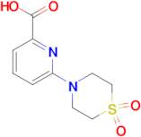6-(1,1-dioxo-1???-thiomorpholin-4-yl)pyridine-2-carboxylic acid