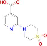 2-(1,1-dioxo-1???-thiomorpholin-4-yl)pyridine-4-carboxylic acid