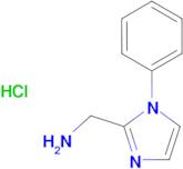 (1-phenyl-1H-imidazol-2-yl)methanamine hydrochloride