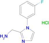 [1-(3-fluorophenyl)-1H-imidazol-2-yl]methanamine hydrochloride