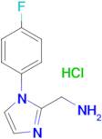 [1-(4-fluorophenyl)-1H-imidazol-2-yl]methanamine hydrochloride
