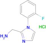 [1-(2-fluorophenyl)-1H-imidazol-2-yl]methanamine hydrochloride