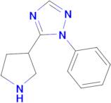 1-phenyl-5-(pyrrolidin-3-yl)-1H-1,2,4-triazole