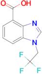 1-(2,2,2-trifluoroethyl)-1H-1,3-benzodiazole-4-carboxylic acid