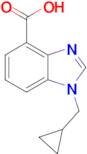 1-(cyclopropylmethyl)-1H-1,3-benzodiazole-4-carboxylic acid